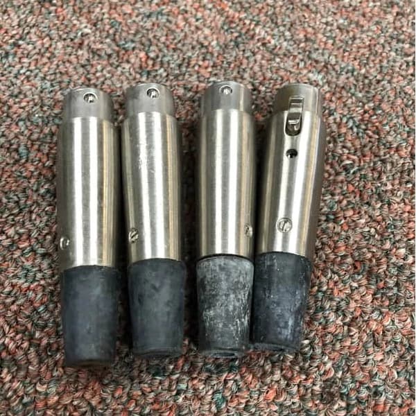 Lot of 6 - Switchcraft XLR Misc. Connectors (PARTS - UNTESTED)