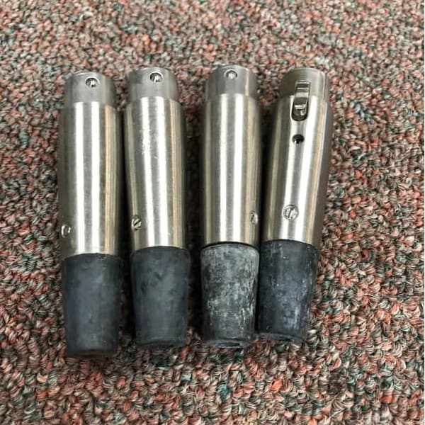 Lot of 4 - Switchcraft XLR Connectors (PARTS - UNTESTED)